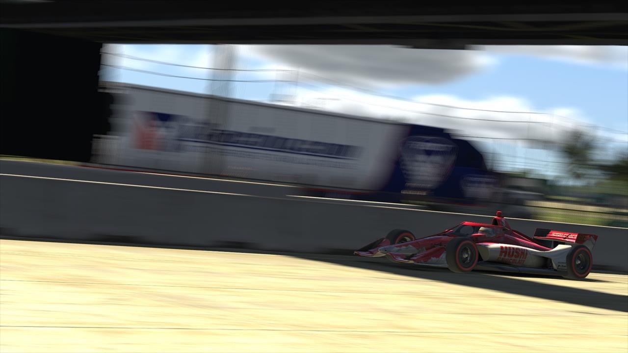 Marcus Ericcson on course during Race 3 of the INDYCAR iRacing Challenge Season 2 at the virtual Sebring International Raceway -- Photo by:  Photo Courtesy of iRacing